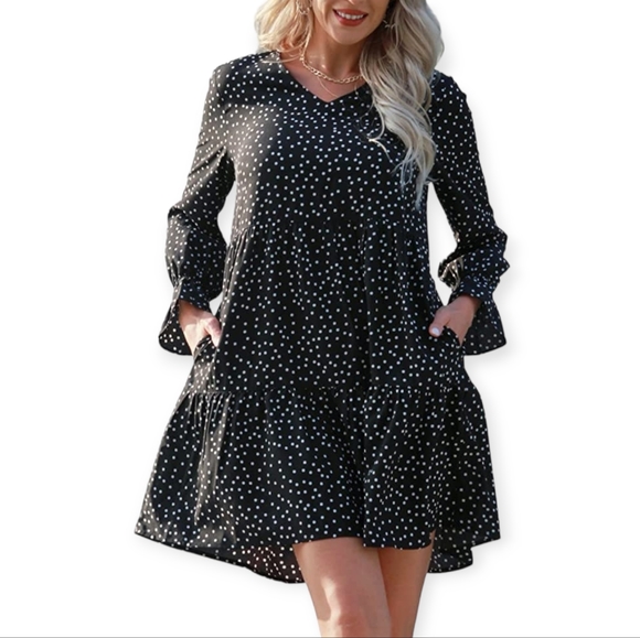 Wusifie Dresses & Skirts - Long Sleeve Tunic Dress